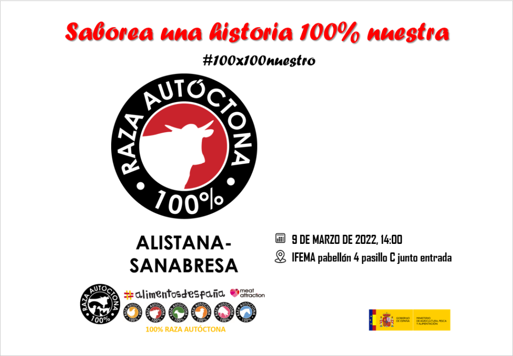 Degustación de Ternera de la Raza 100% Alistana-Sanabresa en la feria Meat Attraction 2022